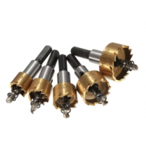 Cutie 5 freze Bricomall pentru metal 16-30mm, BM-5FM