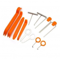 Set de 12 instrumente auto pentru demontare tapiterie sau radio