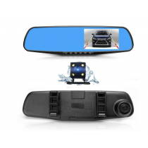 Oglinda Auto cu Camera Fata - Spate Display 4.3" BricoMall BM-CMR43