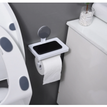 Suport hartie igienica cu suport telefon