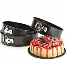 Set 3 tavi rotunde cu pereti detasabili pentru prajituri